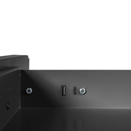 Szuflada biurkowa USB XL Spacetronik SPB172 Czarna