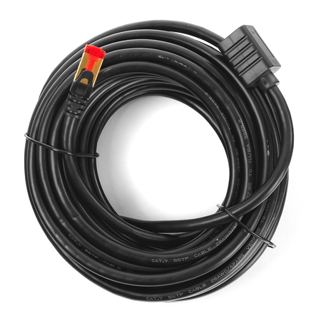 Kabel LAN przedłużacz CAT7 czarny 2m