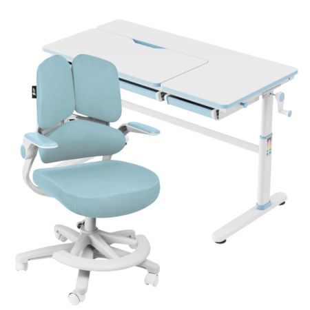 Zestaw regulowane biurko i krzesełko Spacetronik XD dla chopca