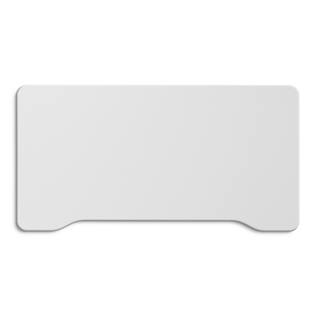 Universal-Schreibtischplatte 138x68x18 cm ERGO Weiß