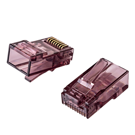 Wtyk RJ45 przelotowy kat 6 UTP PT-RJ456UC-1 100szt