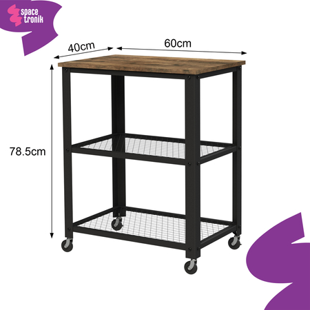 Stolik nocny, biurkowy na kółkach Funky Furniture