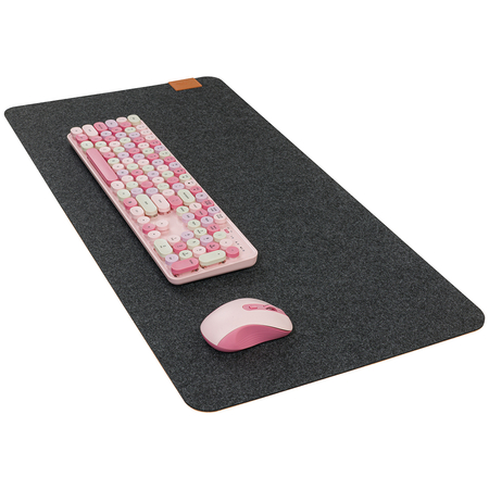 Mata filcowa z korkiem ciemnoszara 120x60cm SPB064