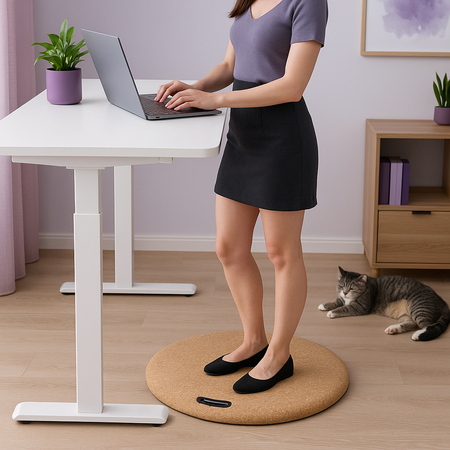 Okrągła korkowa mata antyzmęczeniowa 62cm SPEM57L