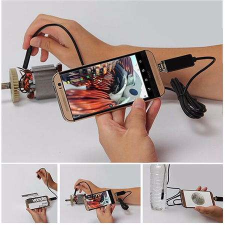 Kamera endoskop na USB 3w1 IP67 7mm SPU-E01 5m