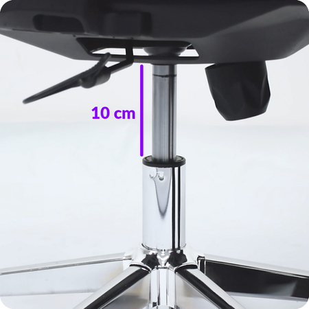 Fotel biurowy obrotowy Barry Czarny