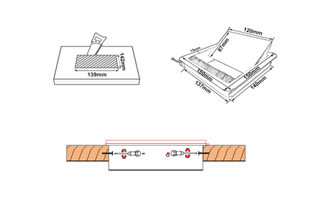 Spacetronik SPS-G03S Duplex-Kabelkanal
