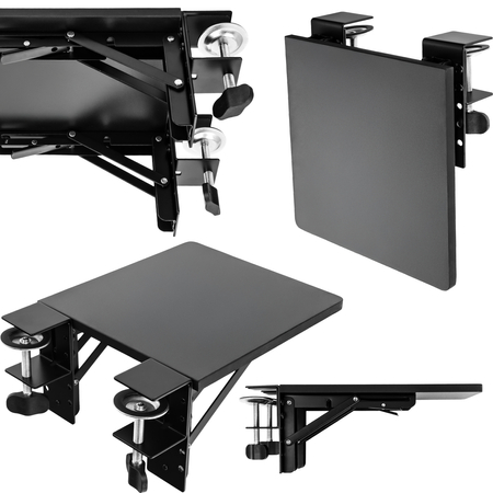 Ergonomiczny Podłokietnik do Biurka Arm Rest ZYAR02 czarny