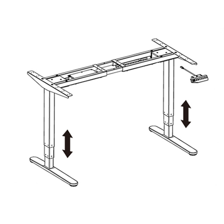 Elektrischer Schreibtischständer Spacetronik SPE-223W