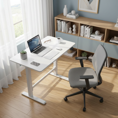 Spacetronik Moris 100BB 120x60 pneumatischer Schreibtisch