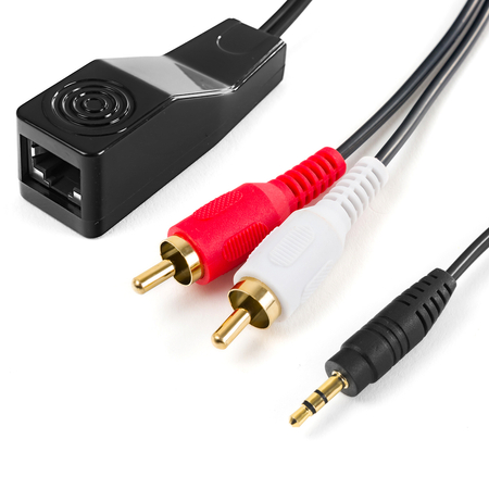 Audio-Adapter 2RCA über LAN-Kabel an Buchse SPA-A01