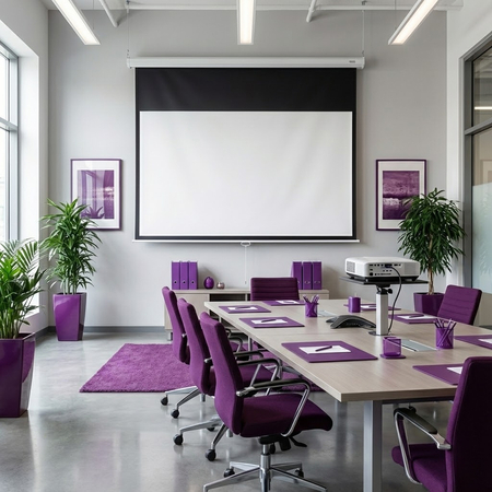 Ekran projekcyjny zwijany ręcznie 100" 16:9 biały