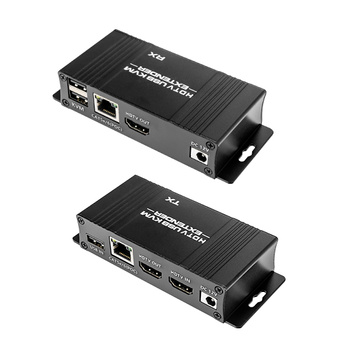 Konwerter HDMI KVM na LAN-RJ45 USB 60m Spacetronik