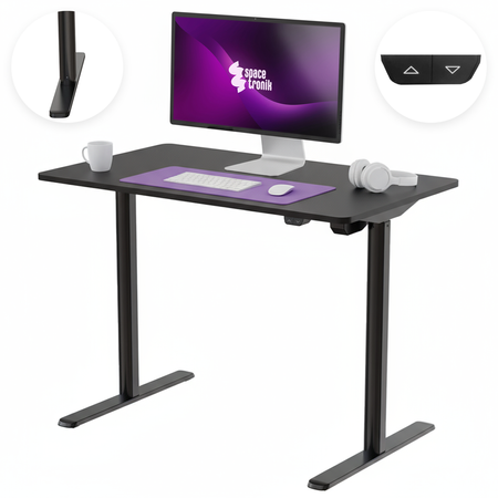 Spacetronik Moris 121BB 100x60 elektrischer Schreibtisch