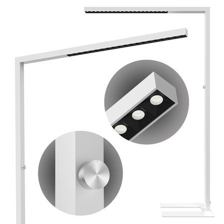 Lampa wolnostojąca podłogowa GLOW D22 Pro Biała
