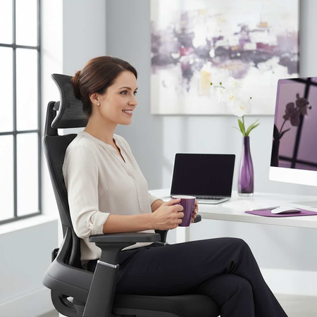 Fotel biurowy Spacetronik Matar SPC-MENNKAR-M8145