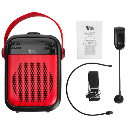 Bezprzewodowy Wzmacniacz Głosu 25W 2in1 SP-VA25R