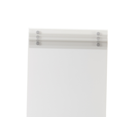 Stand na kółkach z regulacją wysokości i tablicą