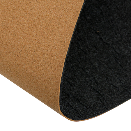 Mata filcowa z korkiem ciemnoszara 100x50cm SPB064