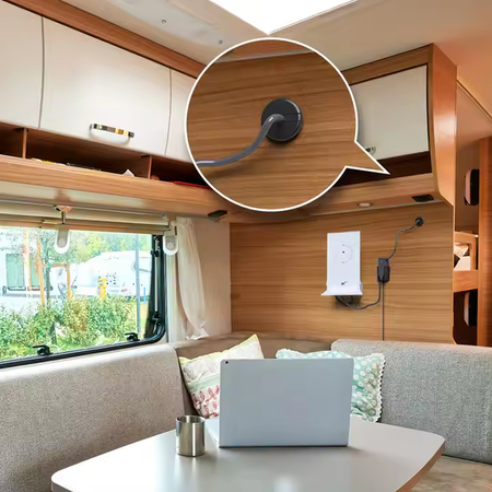 Zestaw Tulei Ściennych do Kabli Starlink Czarny