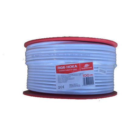 Kabel RG6 Spacetronik HOKA 102 CU Dualshield 100m