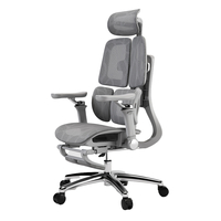 Regulowany Fotel biurowy 6D SPRINGO-11 Szary