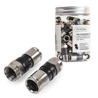 Wtyk F kompresyjny Spacetronik TV-FC04L Long 50sz