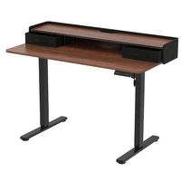 Biurko Elektryczne Regulowane SPEF133BM 120x60 z Szufladą i USB z pamięcią