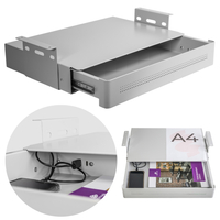 Szuflada pod biurko USB Spacetronik SPB144 Szara