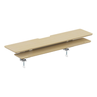 Dwuczęściowa półka nad biurko HUGEL15 Jasne drewno