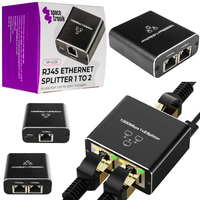 Rozdzielacz sieciowy RJ45 1 na 2 SP-LC22