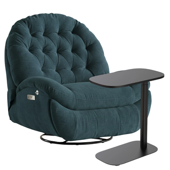 Zestaw wypoczynkowy fotel elektryczny Spacetronik Flax 04M + stolik regulowany