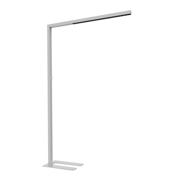 Lampa podłogowa biurowa LED GLOW D22 80W Srebrna