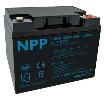 Akumulator LFP LiFePO4 12,8V 50Ah T14
