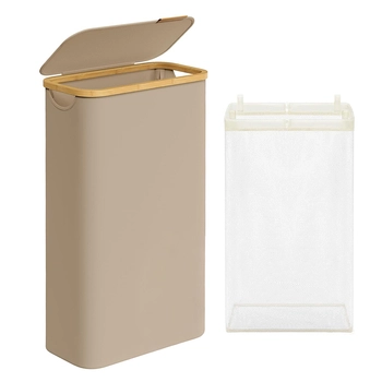 Kosz na pranie 65L 1 komorowy beż