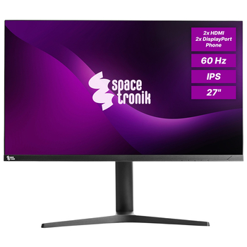 Zestaw monitor 27 cali 4K IPS Spacetronik SPA-M2701 i uchwyt na monitor i laptop Spacetronik SPA-121PRO 