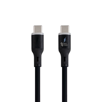 Kabel LED silikonowy USB-C do USB-C E-marker 2m