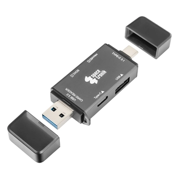 Czytnik kart 6 in 1 SD3.0 TF3.0 5Gbps SPU-CR07