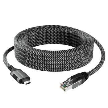 Karta sieciowa USB-C Gigabit, kabel adapter 1m