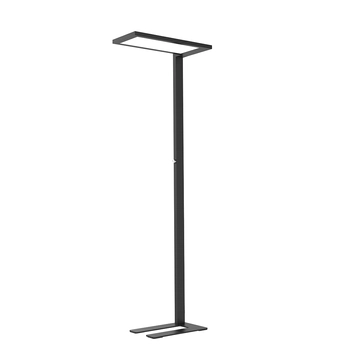 Lampa stojąca biurowa LED GLOW D24 9600 lm Czarna