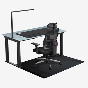 Zestaw Biurkowy Power User PRO: Stelaż 300kg, Blat 180cm, Fotel LUMBO